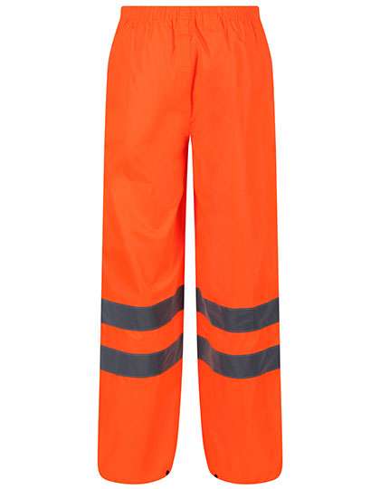 Regatta High Visibility Pantalons Packaway réfléchissants en Polyester, Orange S, RG498 – image 1