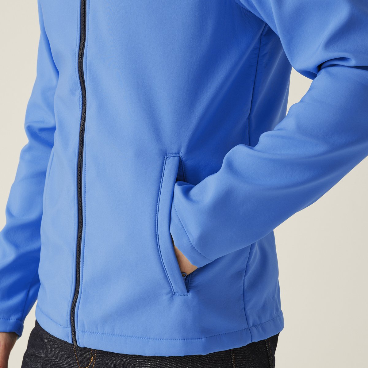 Regatta Professional Bedruckbare Softshell-Jacke Ablaze 2-lagig, Extreme Green/Black XL, RG628 – Bild 5