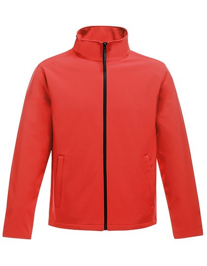 Regatta Professional Bedruckbare Softshell-Jacke Ablaze 2-lagig, Extreme Green/Black XL, RG628 – Classic Red/Black