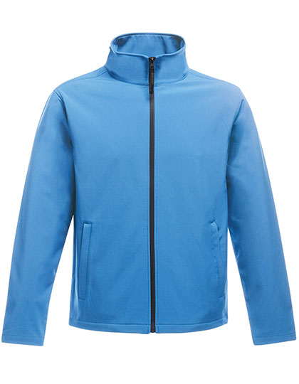 Regatta Professional Bedruckbare Softshell-Jacke Ablaze 2-lagig, Extreme Green/Black XL, RG628 – French Blue/Navy