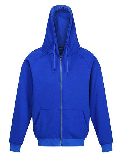 Regatta Professional Sweat à capuche en Coton biologique avec fermeture éclair en, Black XS, RG6830 – New Royal