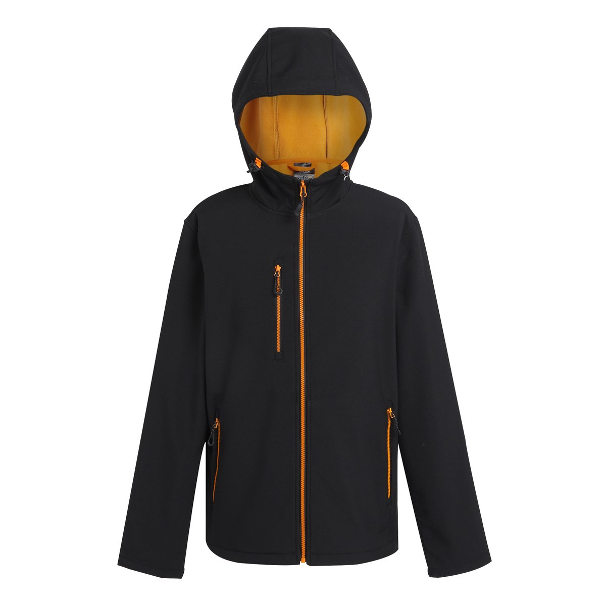 Regatta Professional Navigate 2-Layer Softshelljacke mit Kapuze, Black/New Royal L, RG705 – Bild 3