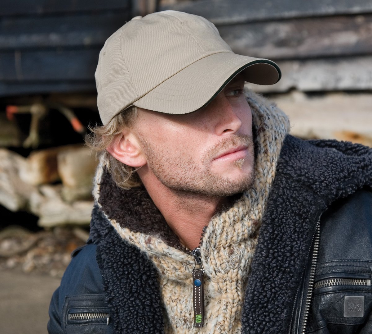 Result Headwear 6-Panel Kappe aus Heavy Cotton