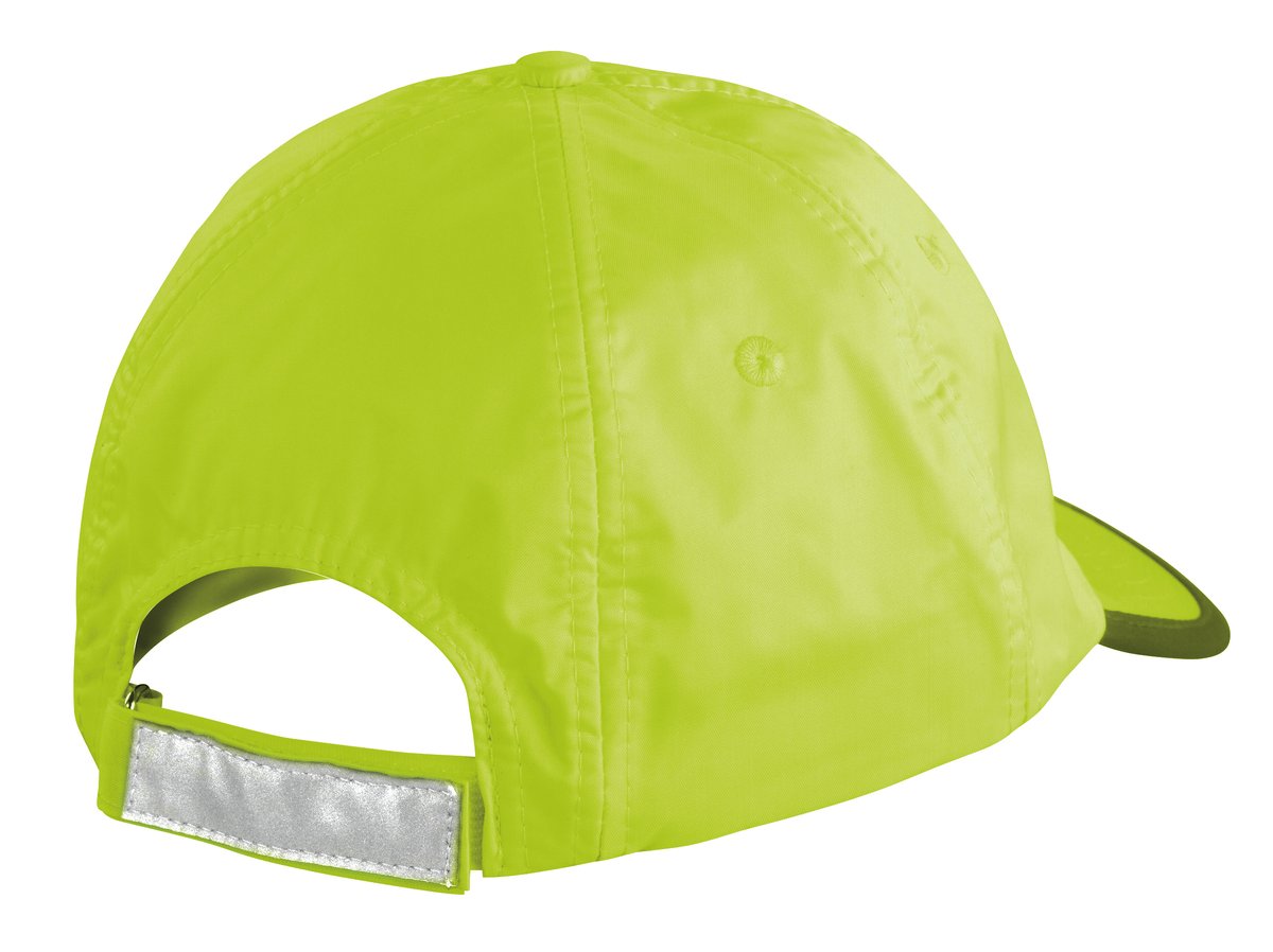 Result Safe-Guard Cap High Vis con materiale riflettente, Black One Size, RH35 – immagine 4