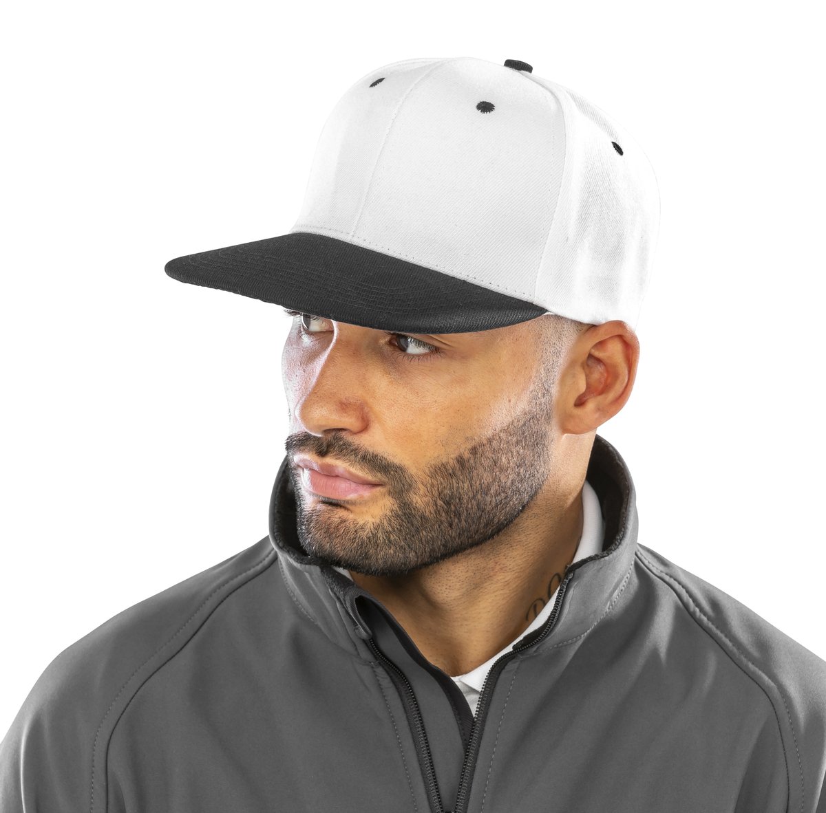Result Headwear Bronx Original Flat Peak Snapback Cap