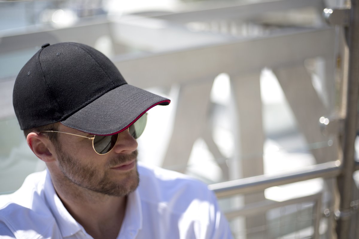 Result Headwear Memphis Baumwoll-Cap mit Sandwich-Schirm