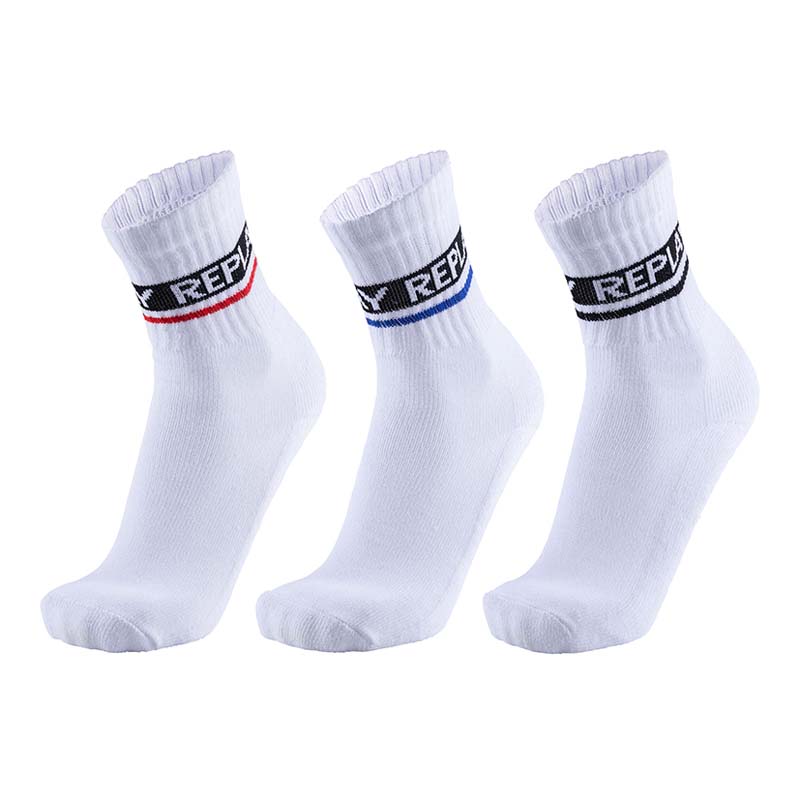 Replay Tennissocken 3er-Pack mit Zierstreifen