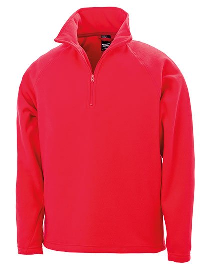 Result Core Pullover in Microfleece con Half-Zip – Red