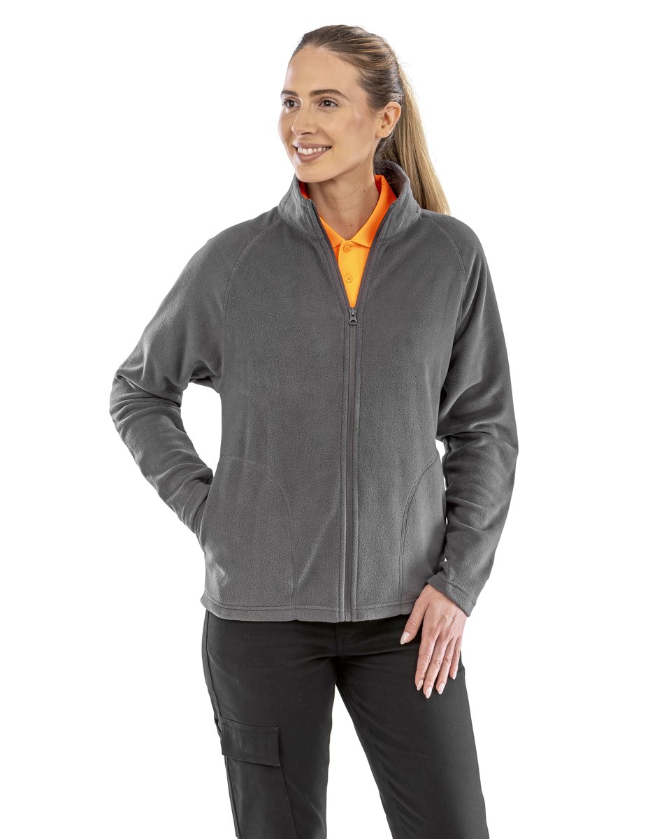Result Core Mikrofleece Jacke mit praktischen Taschen in
