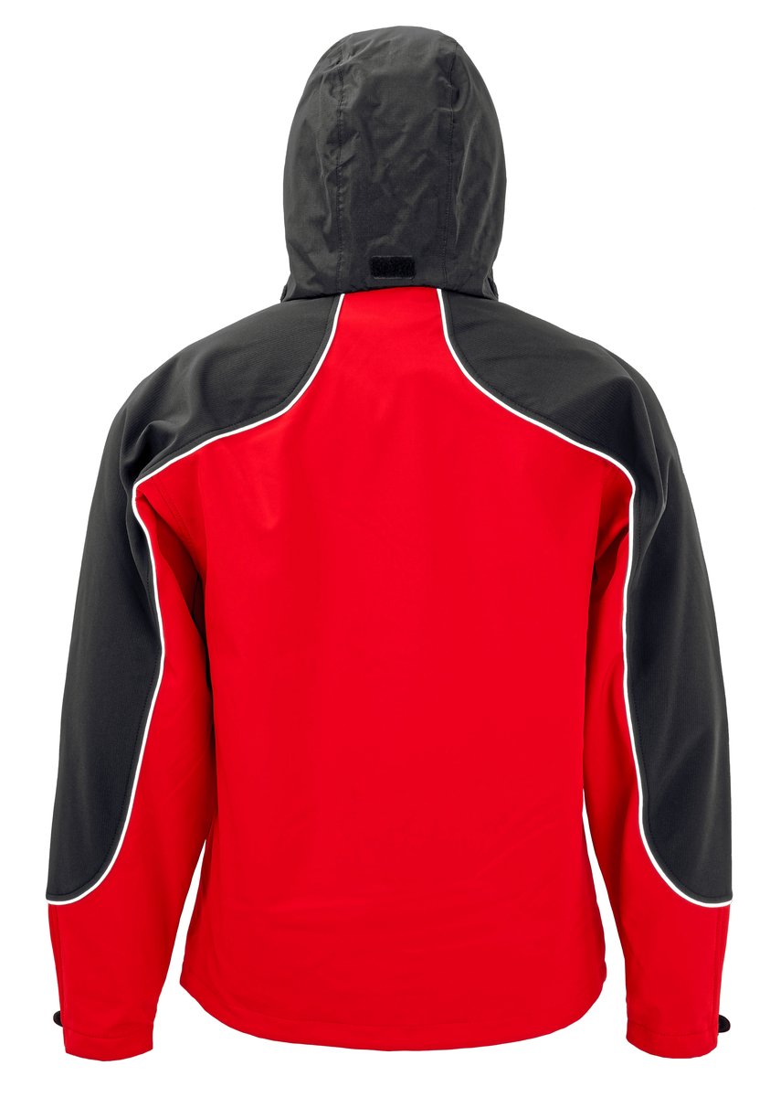 Result Work-Guard Veste softshell imperméable avec capuche, Black/Black M, RT118 – image 4