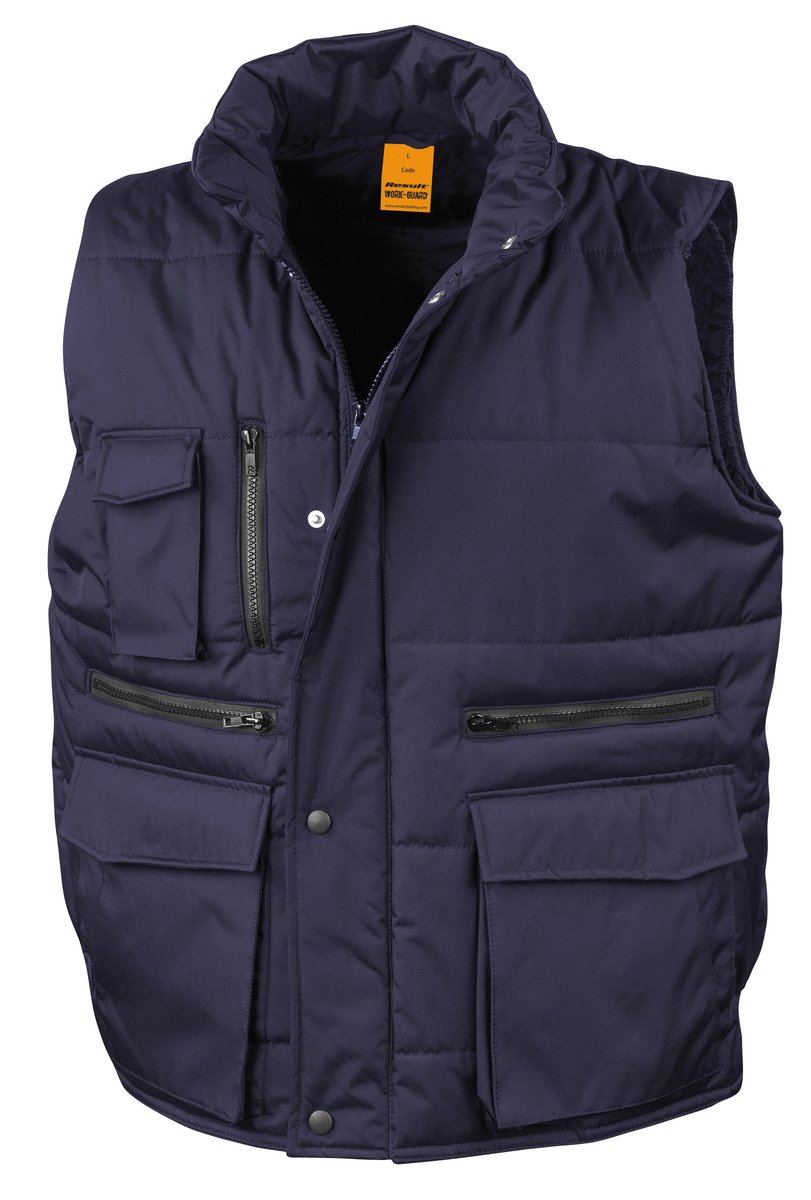 Result Work-Guard Bodywarmer Lance Ripstop con protezione antivento, Bottle Green XL, RT127 – immagine 3