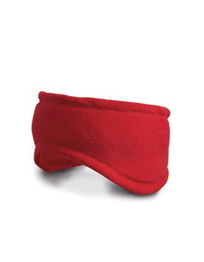Result Winter Essentials Polartherm™ Fleece Stirnband für Winter, Black M, RT140 – Red