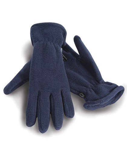 Result Winter Essentials Polartherm™ Fleecehandschuhe mit elastischem Abschluss – Navy