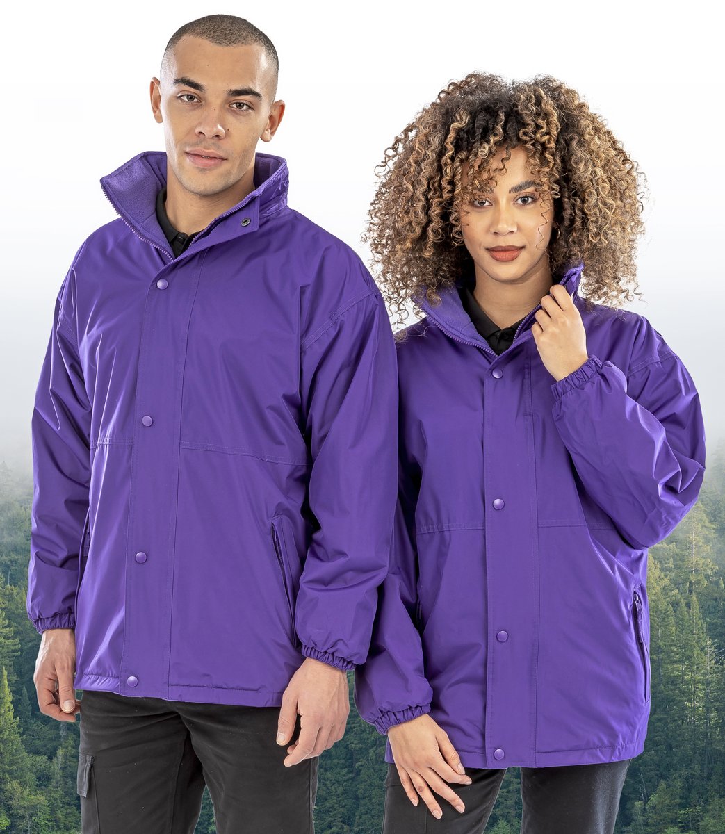Wendbare Jacke mit Fleece-Innenseite