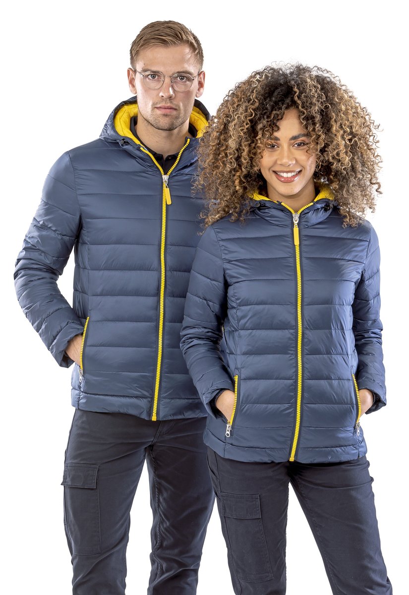 Result Women´s Snow Bird Hooded Jacket Ocean Blue/Lime XS (RT194F)