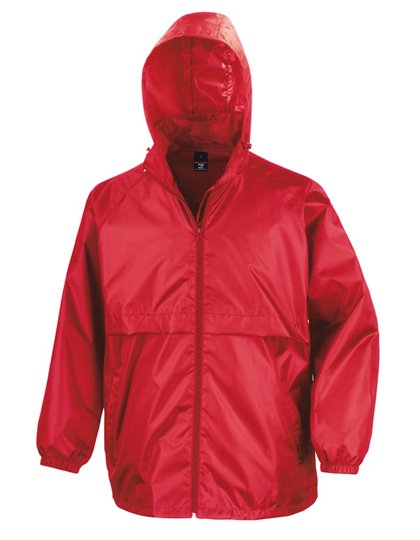 Result Core Lightweight Waterproof Outdoor Jacket with Hood – Red