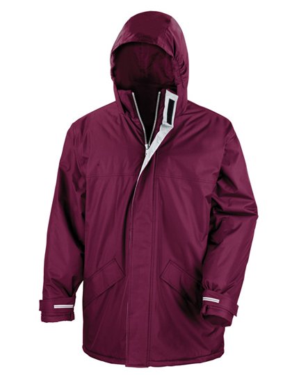 Result Core Parka invernale impermeabile con Cappuccio, Bottle XXL, RT207 – Burgundy