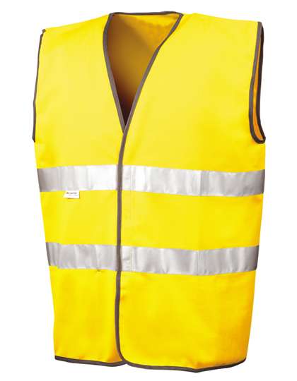 Result Safe-Guard Motorist Safety Vest with 3M Reflectors – Fluorescent Yellow