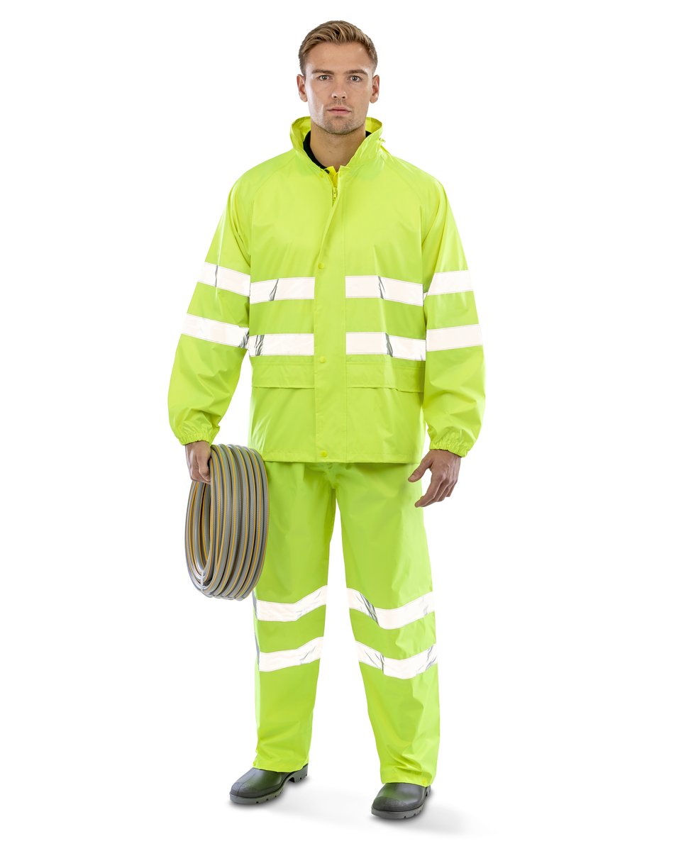 Result Safe-Guard Hochsichtbarer wasserdichter Anzug Stormdri