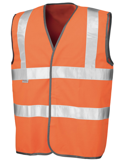 Result Safe-Guard Fluorescent Safety Vest with 3M Reflectors – Fluorescent Orange