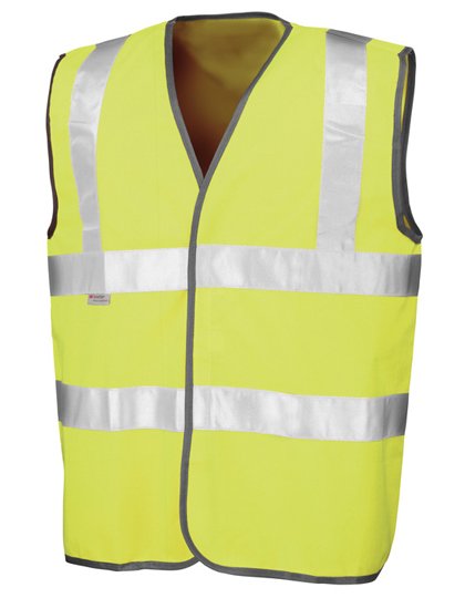 Result Safe-Guard Fluorescent Safety Vest with 3M Reflectors – Fluorescent Yellow