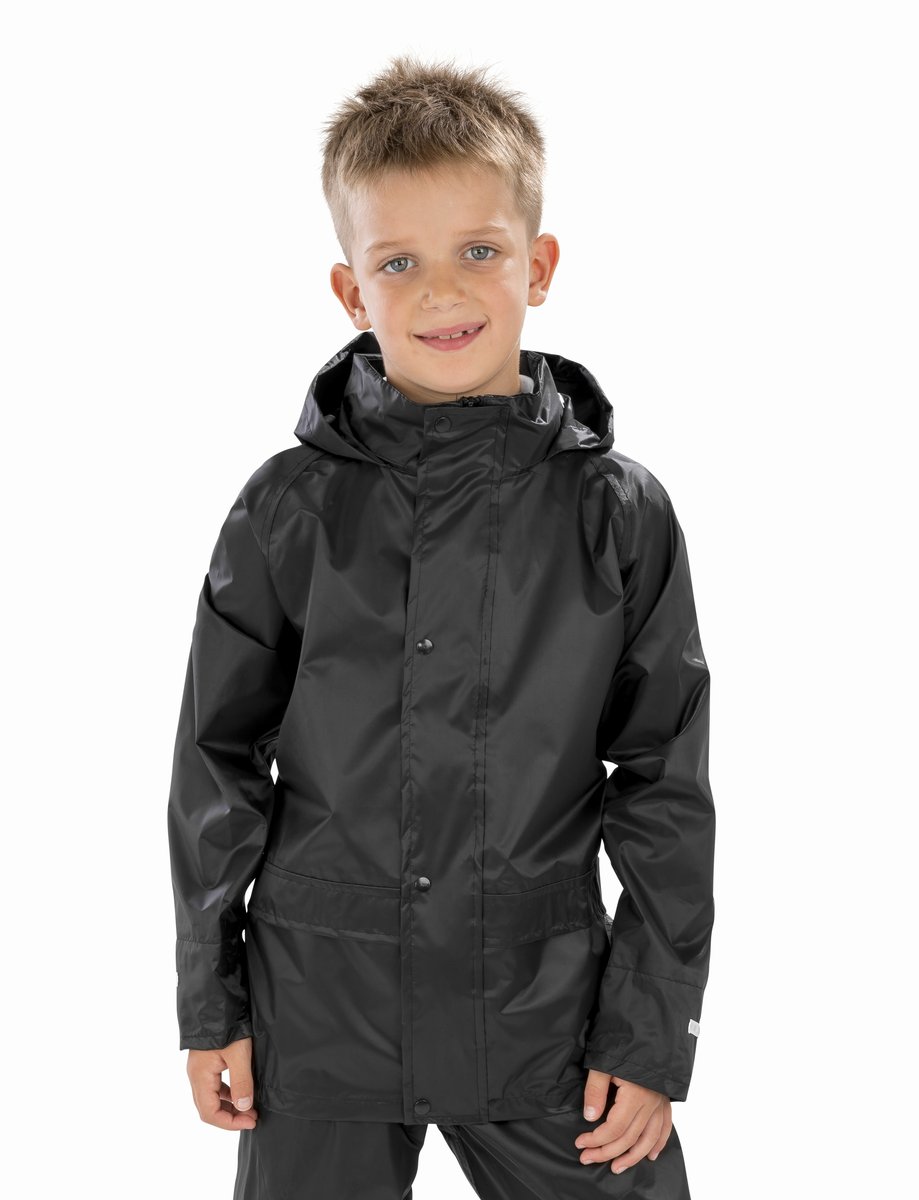 Result Core Junior Regenjacke mit PVC-Beschichtung