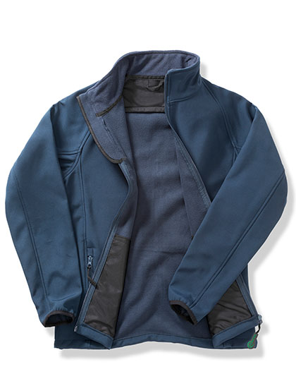Result Core Veste softshell imprimable avec microfibre polaire, Black/Black L, RT231 – Navy/Navy