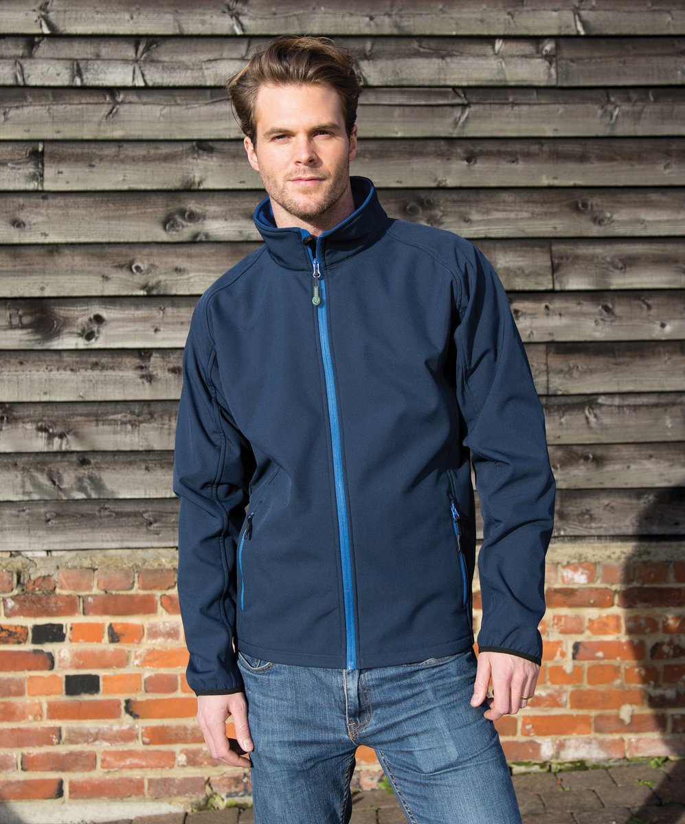 Result Core Veste softshell imprimable avec microfibre polaire, Black/Black L, RT231 – image 7