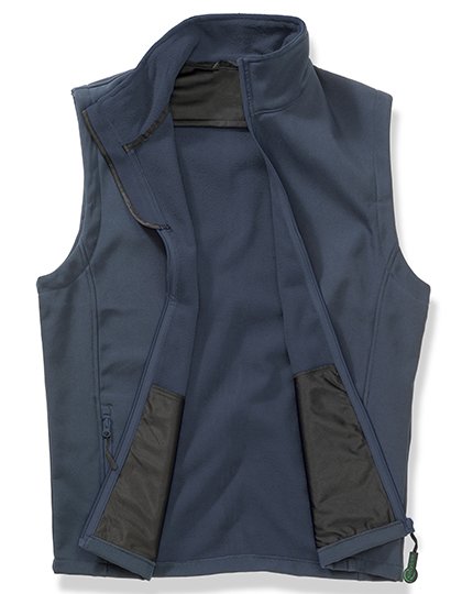 Result Core Printable Soft Shell Bodywarmer White/Black M (RT232), RT232 – Navy/Navy