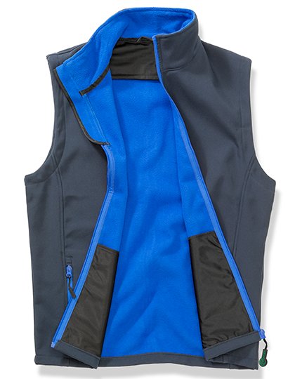 Result Core Printable Soft Shell Bodywarmer White/Black M (RT232), RT232 – Navy/Royal