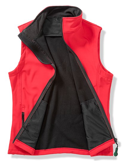 Result Core Women´s Printable Soft Shell Bodywarmer Yellow/Black XS (RT232F) – Red/Black
