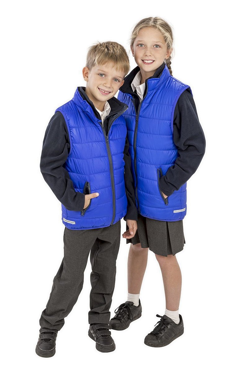 Result Core Junior Soft Padded Bodywarmer mit Reflektoren