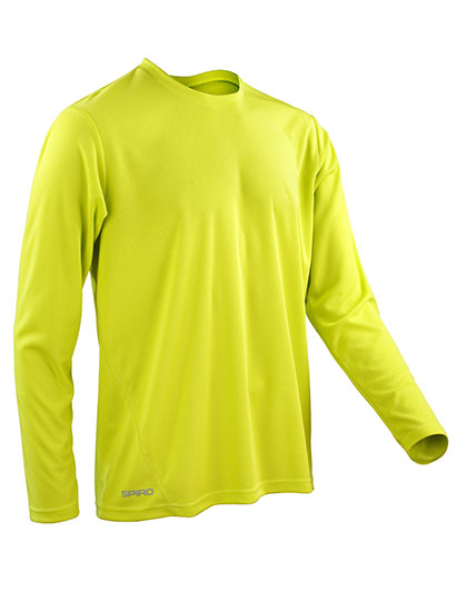 SPIRO Maillot Quick-Dry avec col pour hommes, Lime M, RT254M – Lime