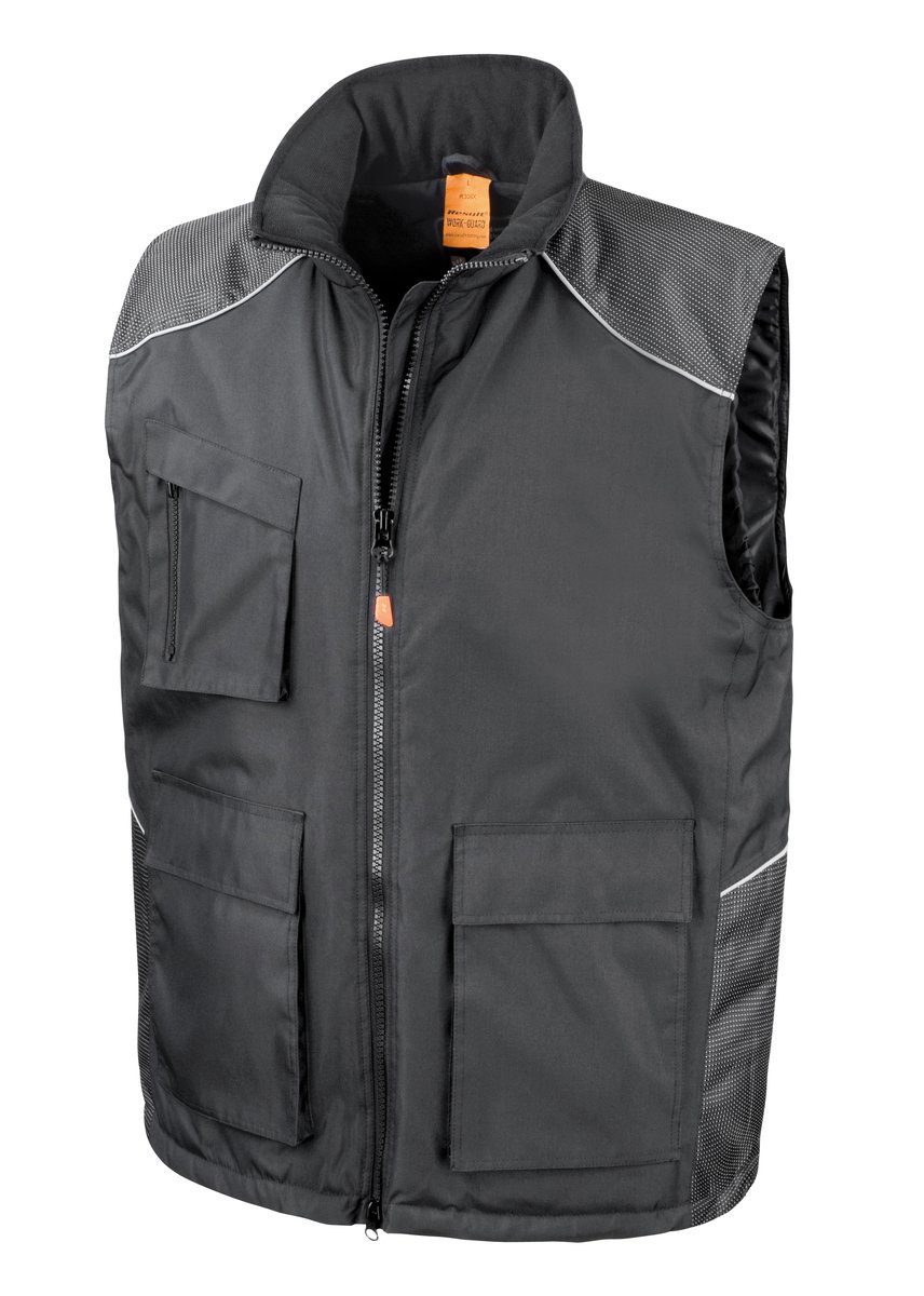 Waterproof Bodywarmer with Reflectors – image 3