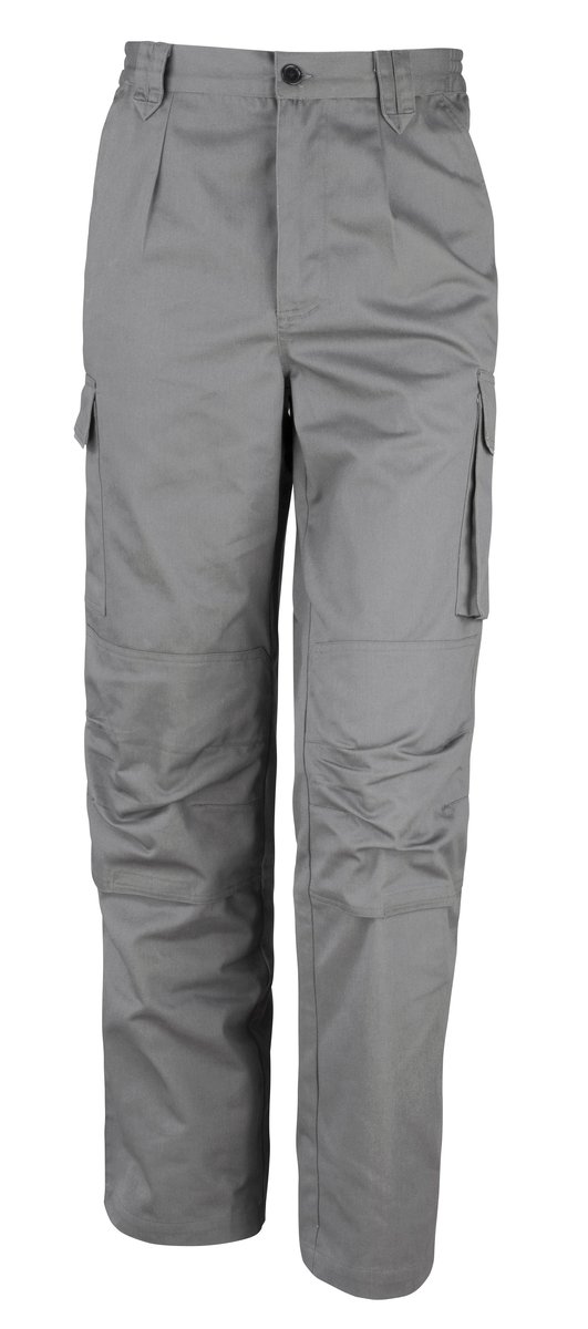 Result Work-Guard Arbeitsbundhose mit Cargotasche und Reflexen, Grey 34/32 (M), RT308 – Bild 3