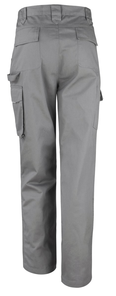 Result Work-Guard Arbeitsbundhose mit Cargotasche und Reflexen, Grey 34/32 (M), RT308 – Bild 4