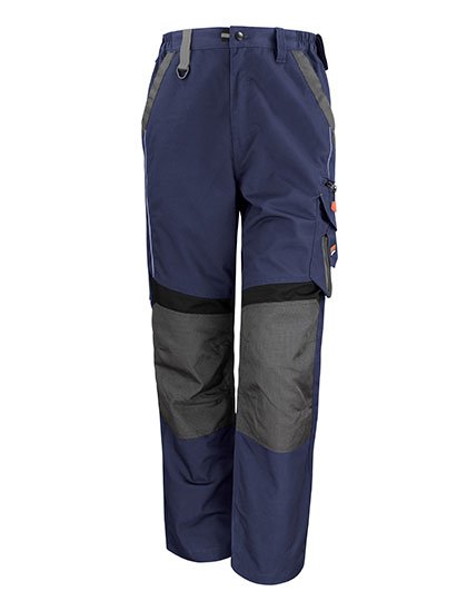 Result Work-Guard Technical Work Trousers with Knee Pad Pockets – Navy/Black