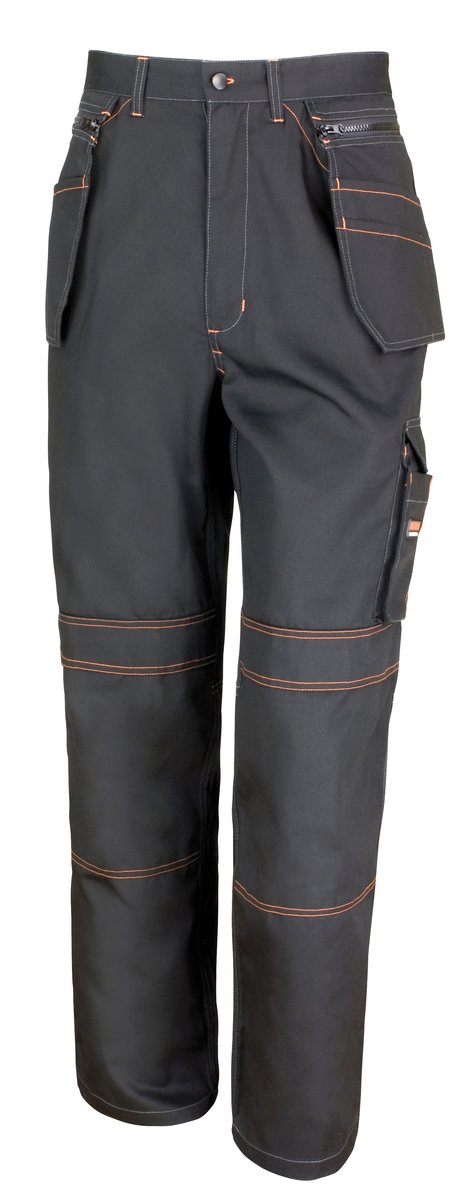 Result Work-Guard Lite X-Over Holster Trousers with Cargo Pockets, Black L, RT323 – image 3