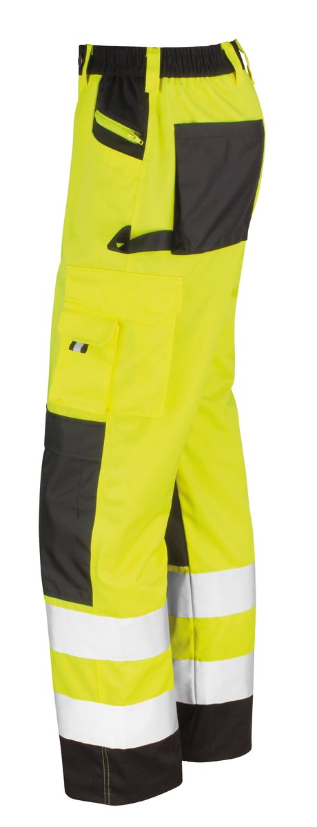 Result Safe-Guard Safety Cargo Trousers with Reflective Stripes, Fluorescent Yellow 4XL, RT327 – image 5