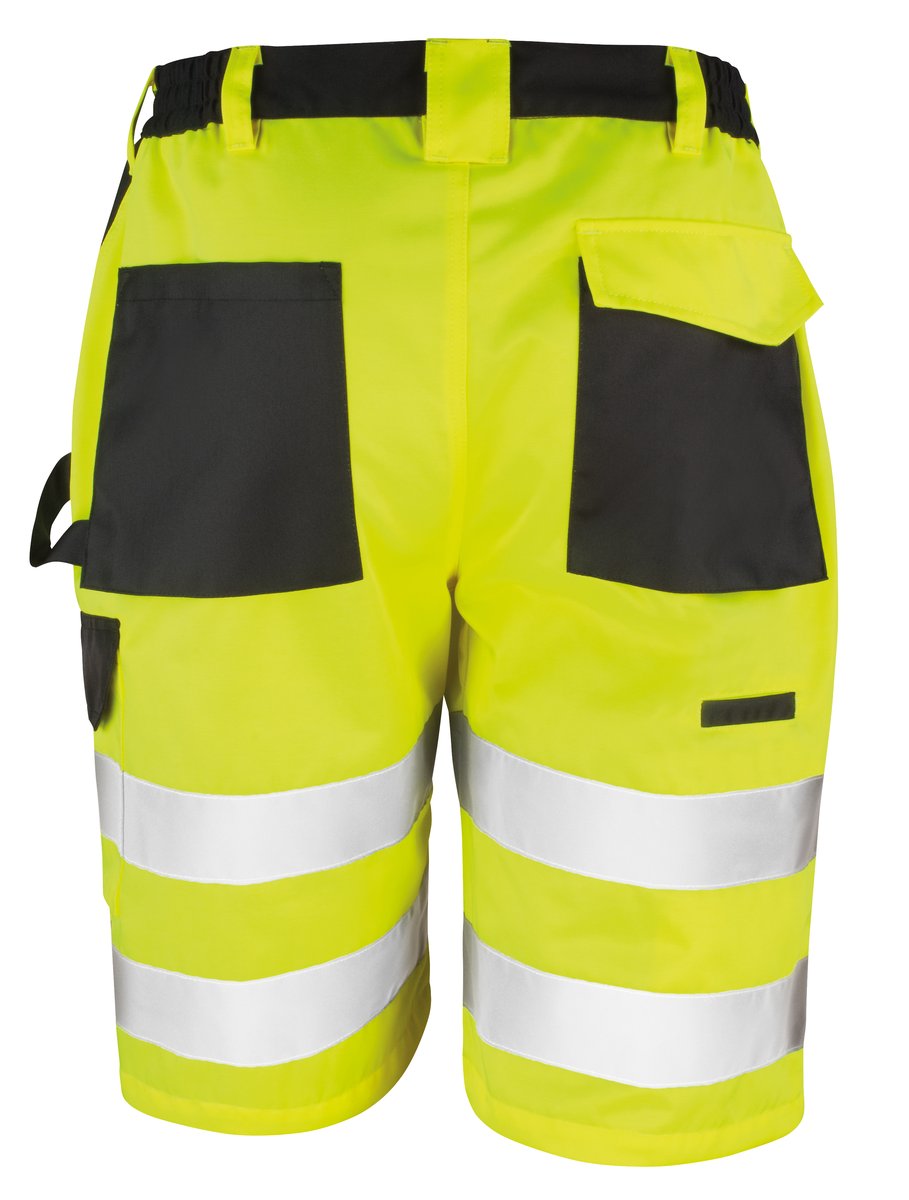 Result Safe-Guard Sicherheits Cargo Shorts Fluorescent Orange, Fluorescent Yellow 3XL, RT328 – image 3