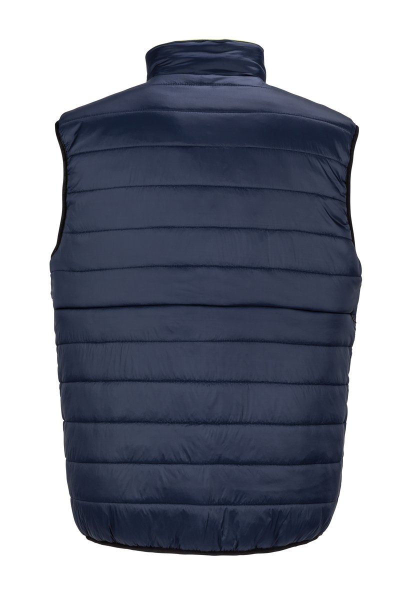 Result Safe-Guard Gilet di sicurezza reversibile con tasche, Fluorescent Orange/Navy S, RT332 – immagine 6