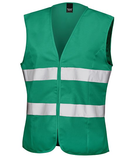 Result Safe-Guard Safety Vest with Reflective Stripes for Women – Paramedic Green