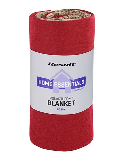Result Winter Essentials Coperta Polartherm™ 175x140 cm, Poliestere – Rococco Red