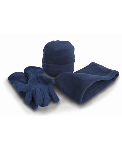 Result Winter Essentials Ensemble d'hiver Polartherm™: bonnet, gants, tour de cou – Navy
