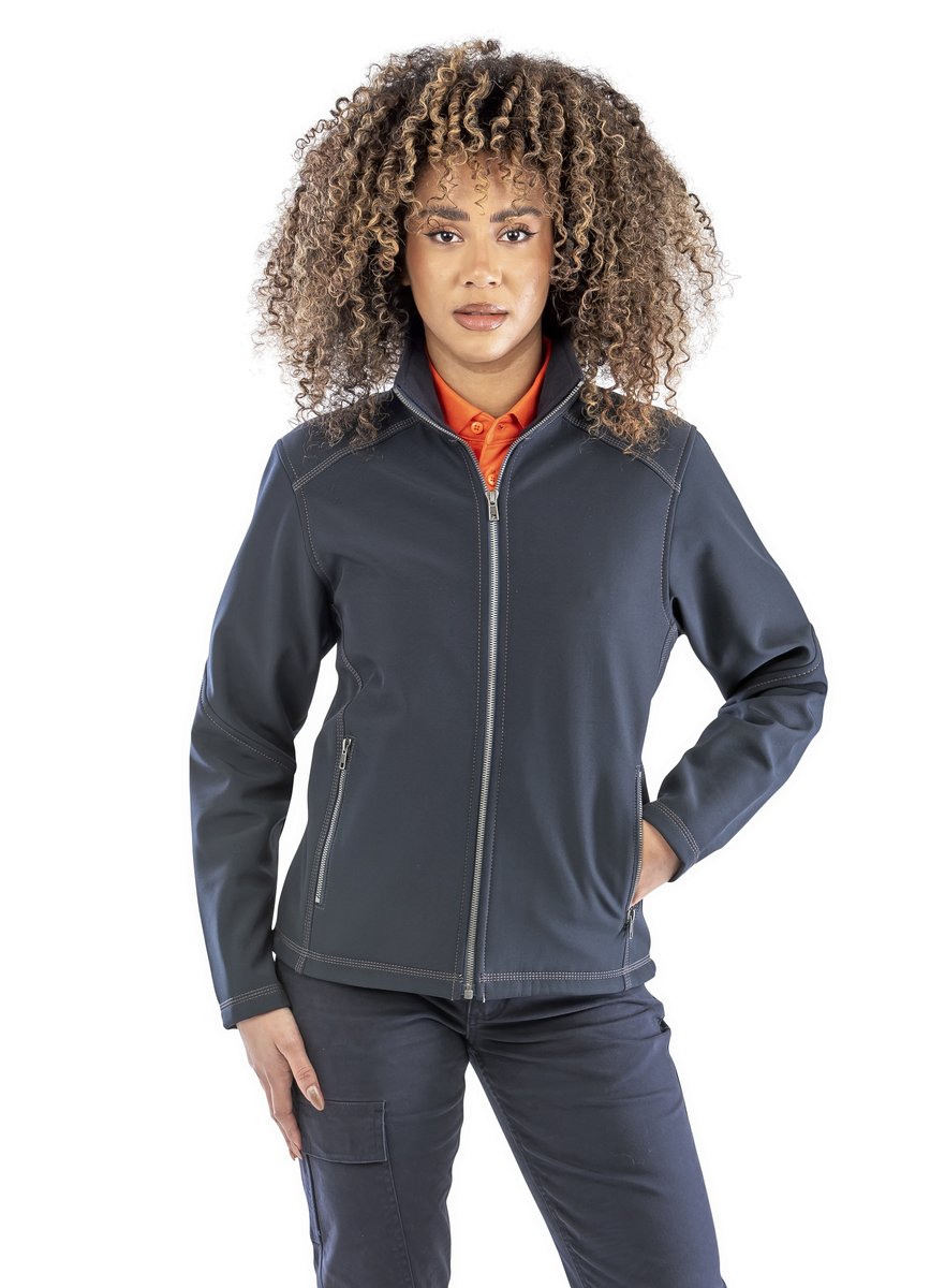Result Work-Guard Softshelljacke mit Stehkragen für Damen