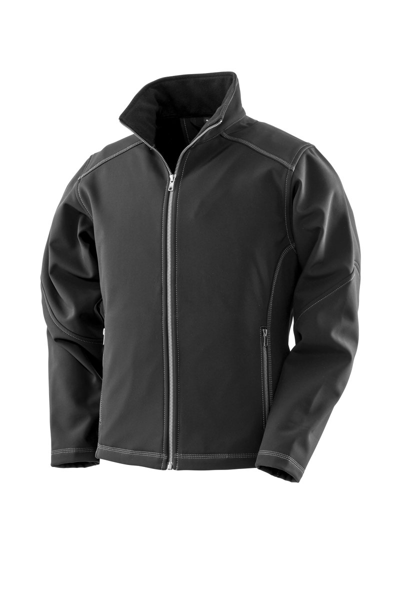 Result Work-Guard Giacca Softshell con collo alto da Donna, Black XXL, RT455F – immagine 3