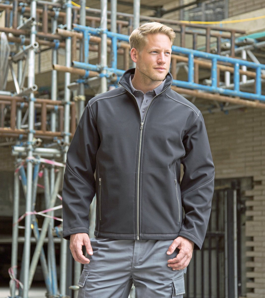 Result Work-Guard Treble Stitch Softshell Jacke für Herren