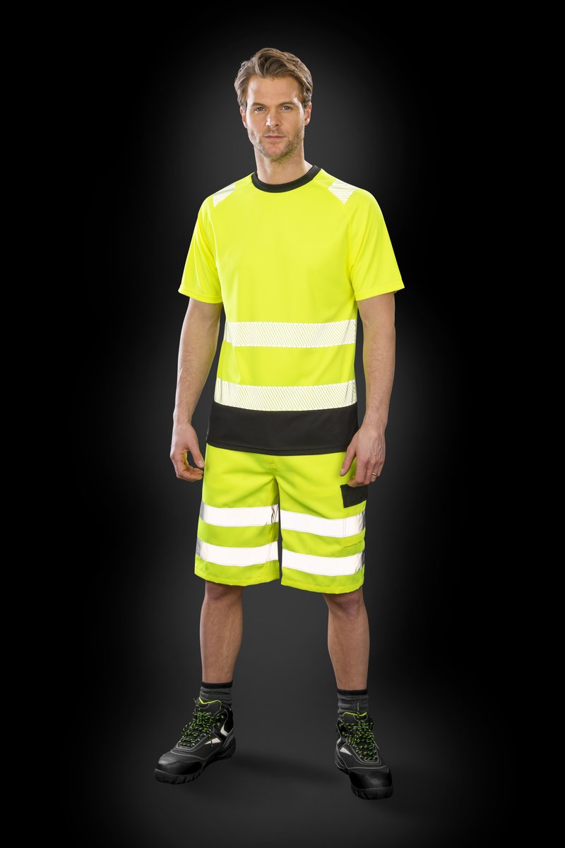 Result Genuine Recycled Recyceltes Sicherheits-T-Shirt mit Reflektoren