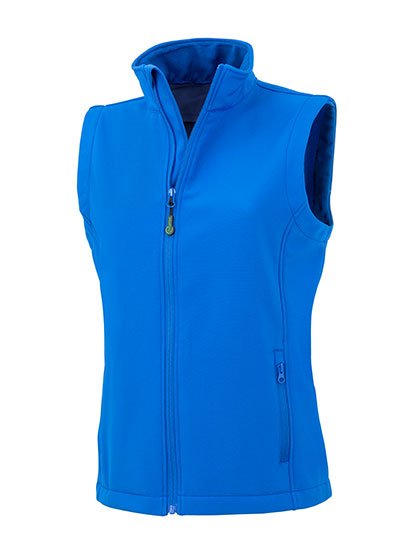 Result Genuine Recycled Recycled 2-Layer Softshell Vest for Women, Workguard Grey XS, RT902F – Royal