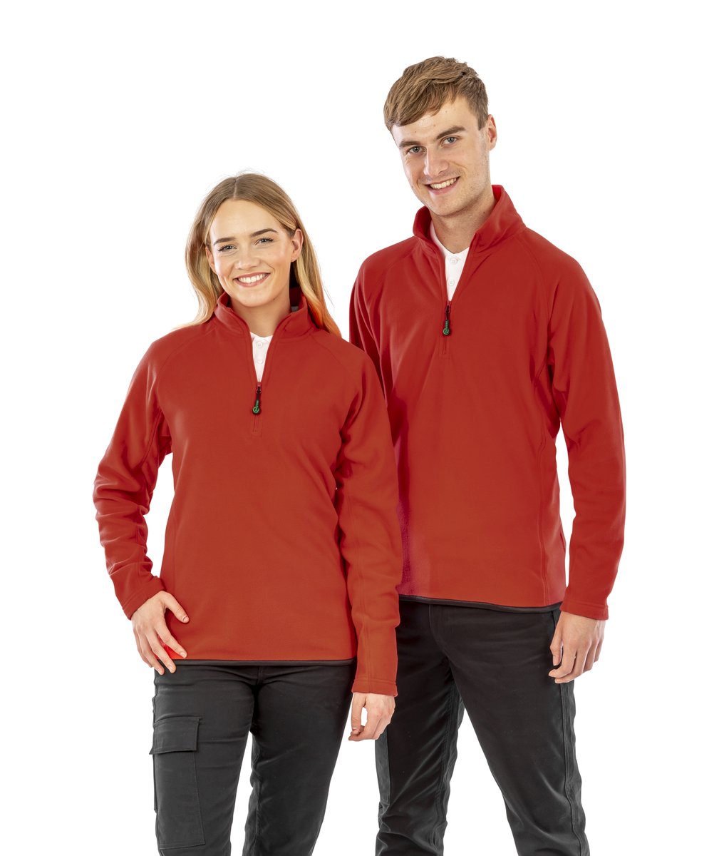 Result Genuine Recycled Recycled Microfleece Top mit Half-Zip